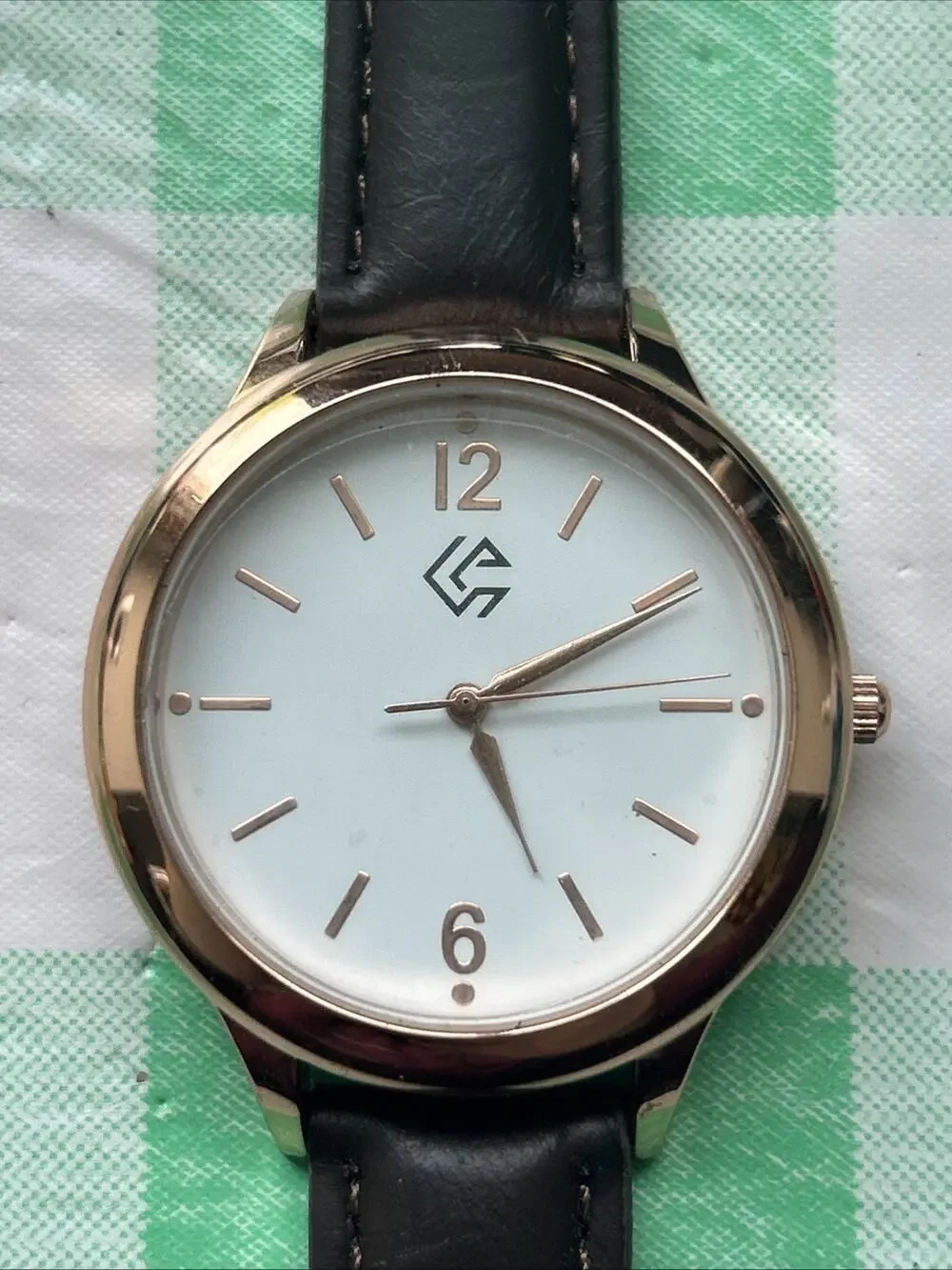 CG Rose Gold Tone Brown Band Quartz Watch